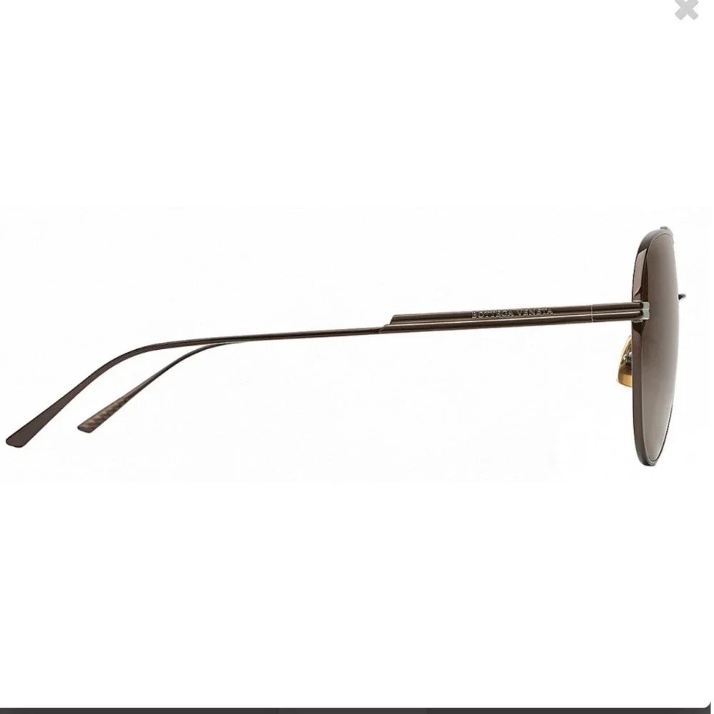 Bottega Veneta  Brown Aviator Sunglasses Made in Italy